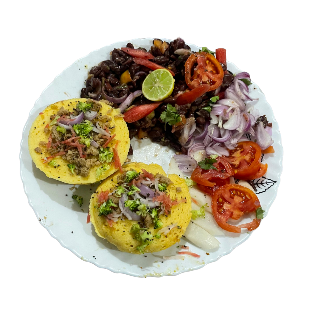 Veg Meal @ 4 ( 48 to 52g protien )