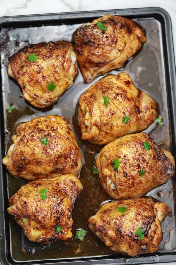 Raw Chicken Boneless thighs