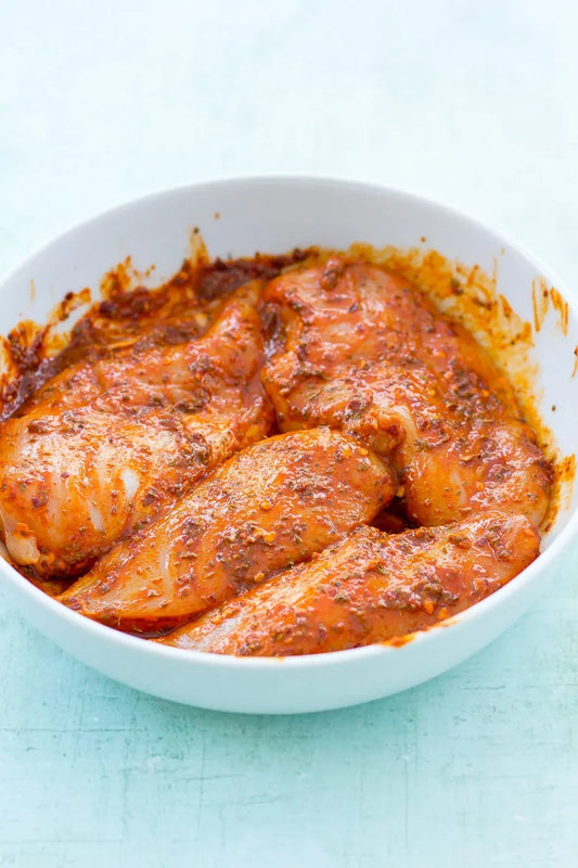 Chicken boneless Peri-Peri Marinate(Raw)